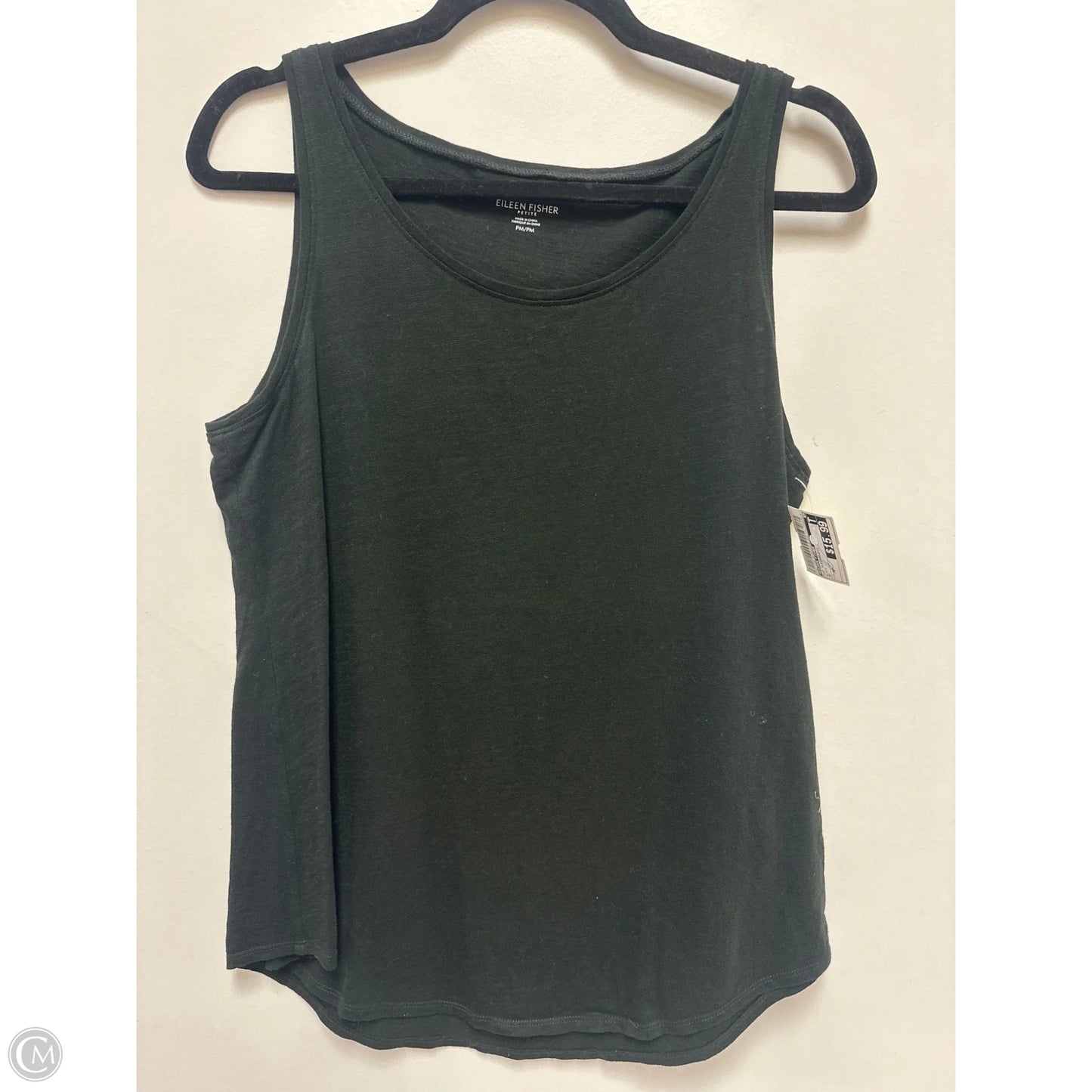Top Sleeveless By Eileen Fisher In Black, Size: Mp