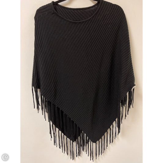 Shawl By Clothes Mentor In Black, Size: Osfm