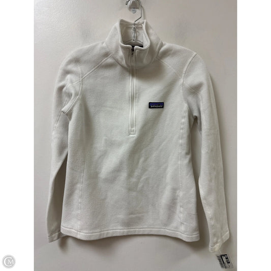 Jacket Fleece By Patagonia In White, Size: Xs