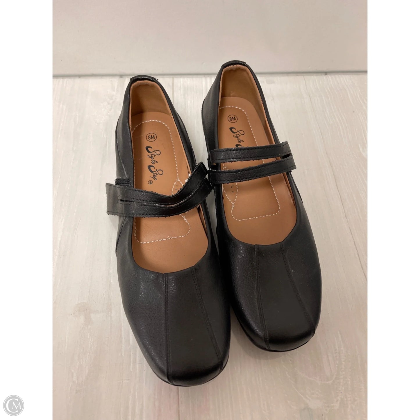 Shoes Flats By Clothes Mentor In Black, Size: 8