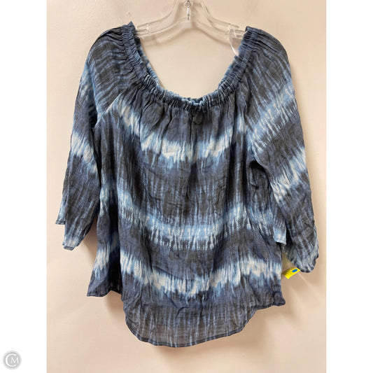Top Long Sleeve By Lane Bryant In Blue, Size: Xl