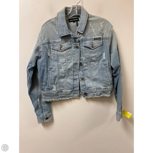 Jacket Denim By Dkny In Blue Denim, Size: S
