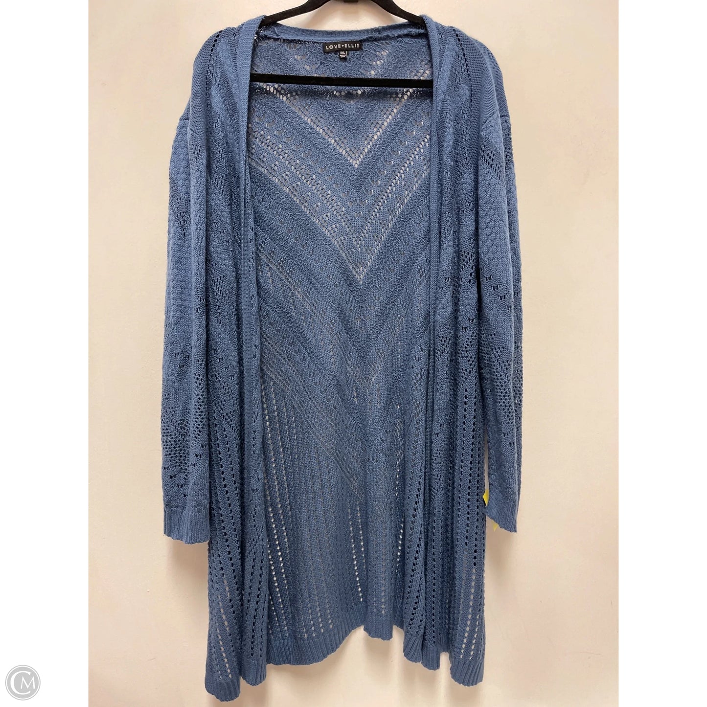 Cardigan By Love Ellie In Blue, Size: 1x