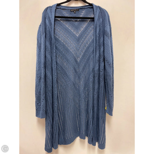 Cardigan By Love Ellie In Blue, Size: 1x