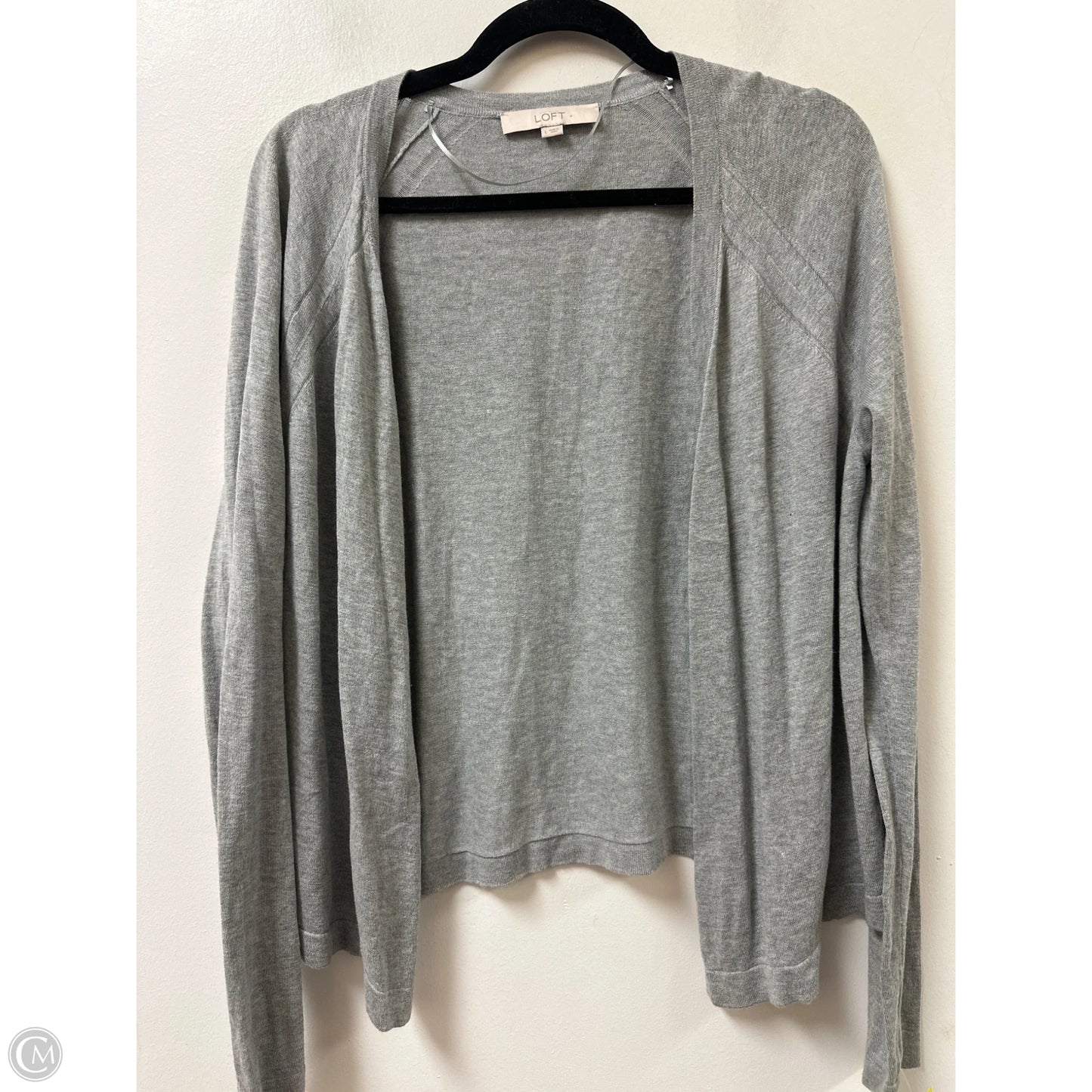 Cardigan By Loft In Grey, Size: L