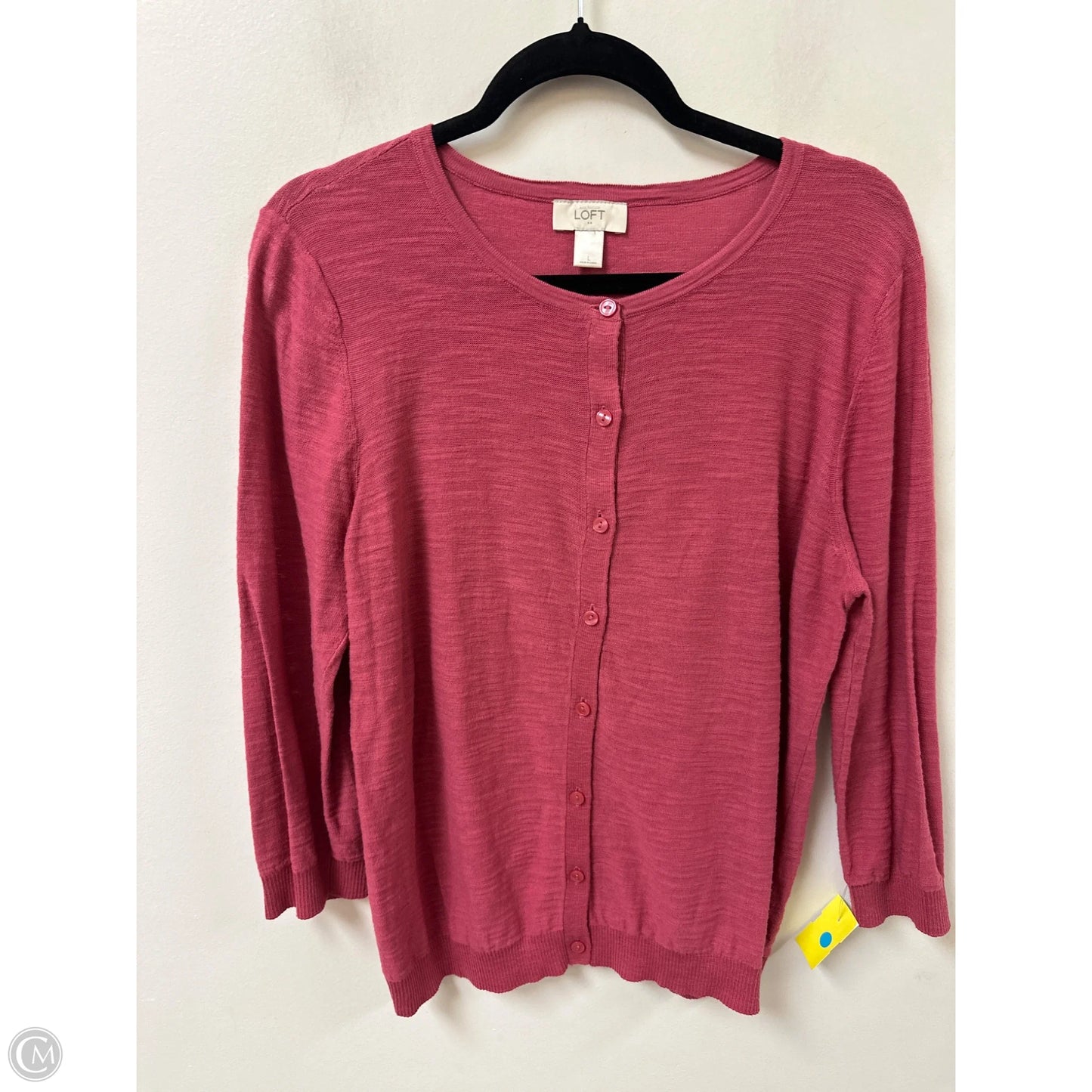 Cardigan By Loft In Pink, Size: L