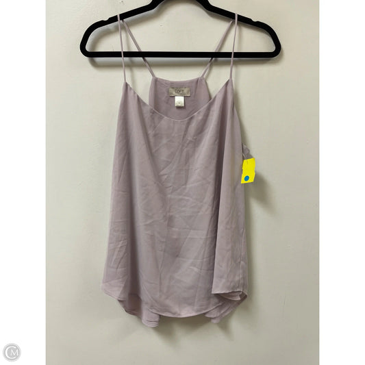 Top Sleeveless By Loft In Purple, Size: L