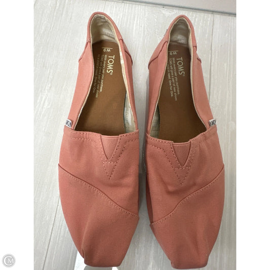 Shoes Flats By Toms In Pink, Size: 9