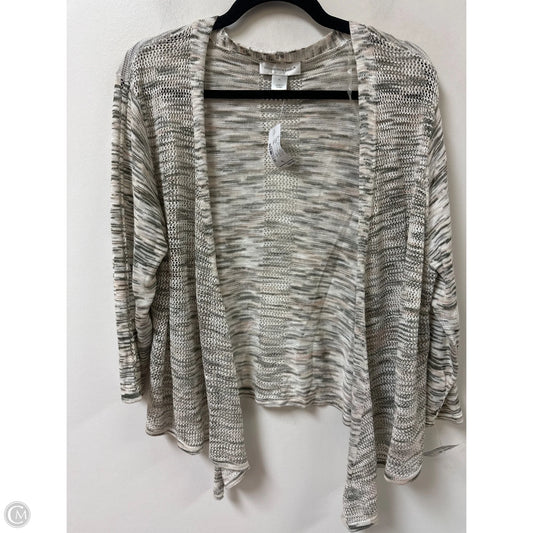 Cardigan By Christopher And Banks In Grey, Size: Xl