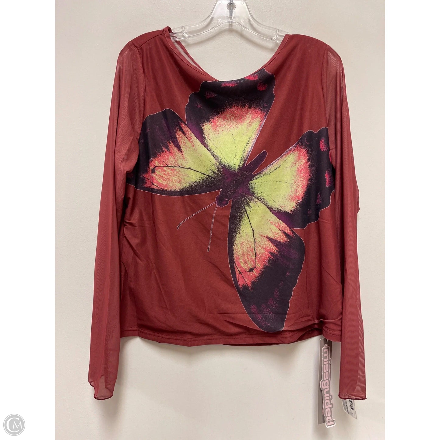 Top Long Sleeve By Clothes Mentor In Brown, Size: 4x