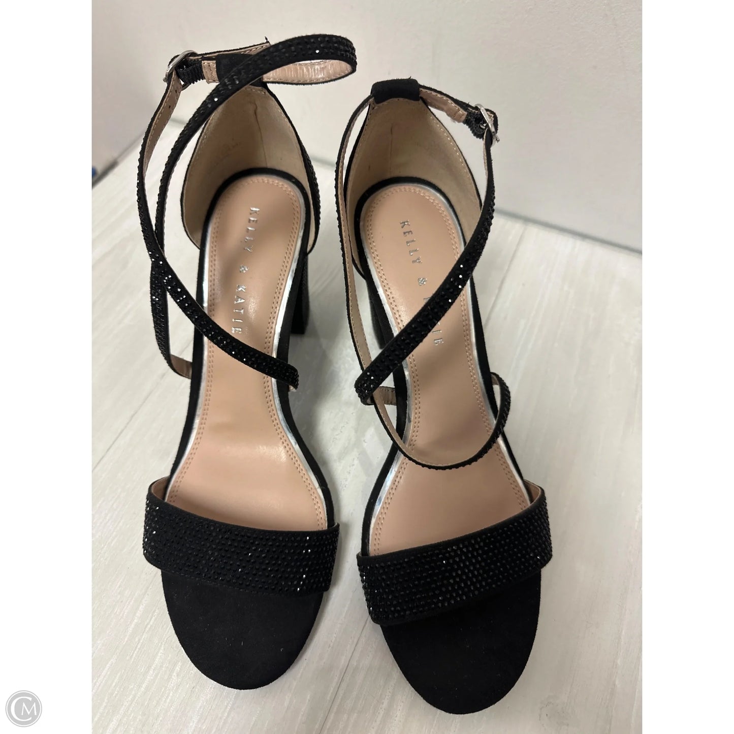 Shoes Heels Block By Kelly And Katie In Black, Size: 9.5