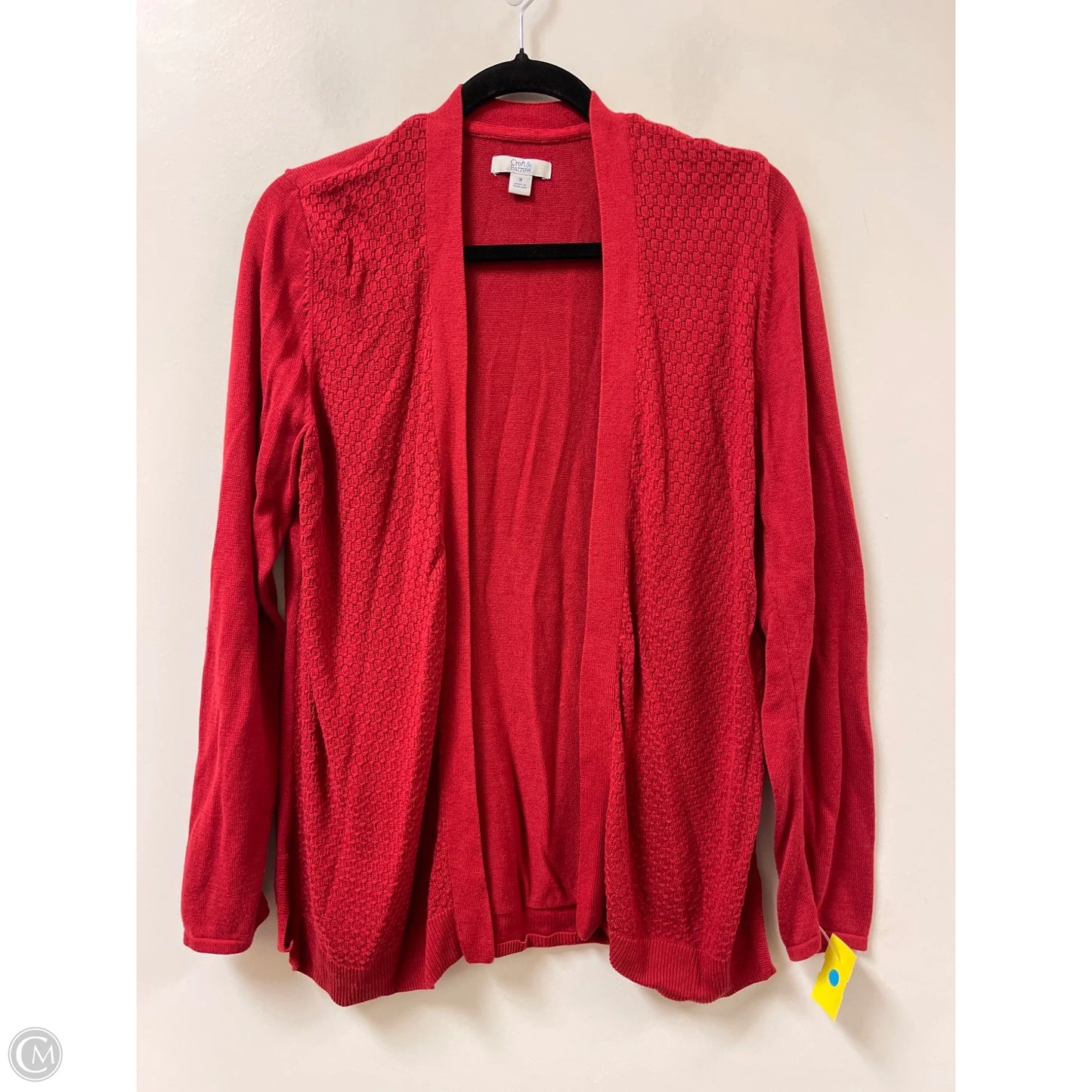 Cardigan By Croft And Barrow In Red, Size: M