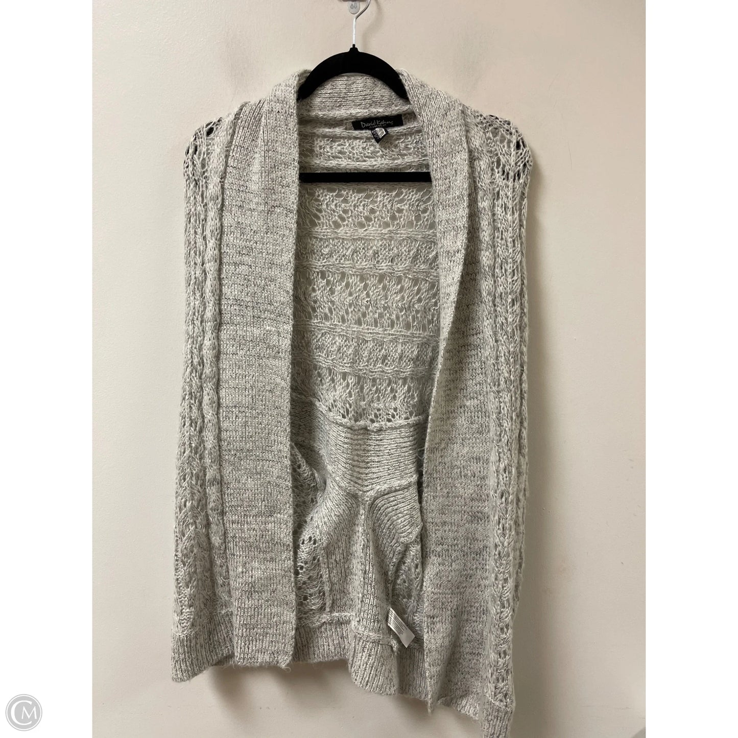 Cardigan By David Kahn In Grey, Size: Xs