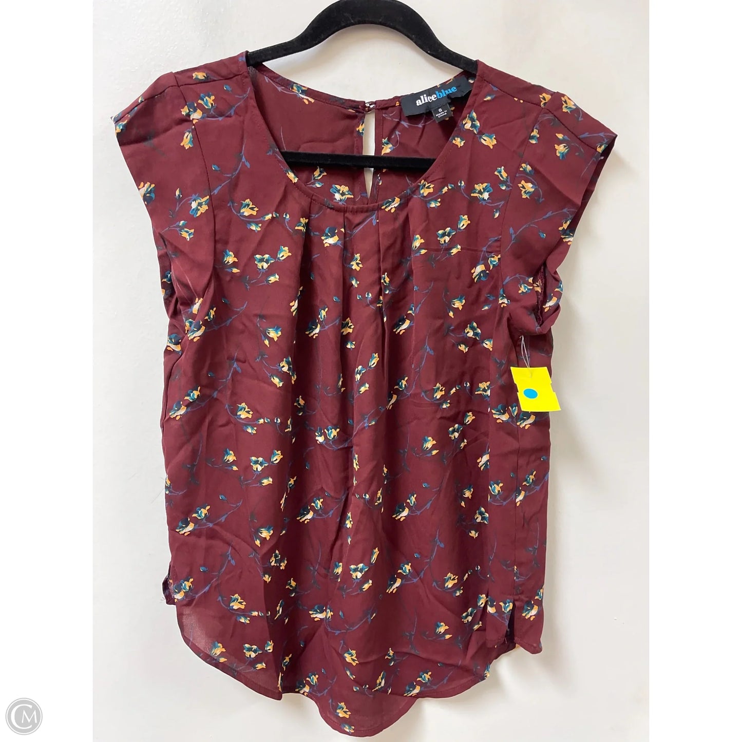 Top Short Sleeve By Alice Blue In Red, Size: S