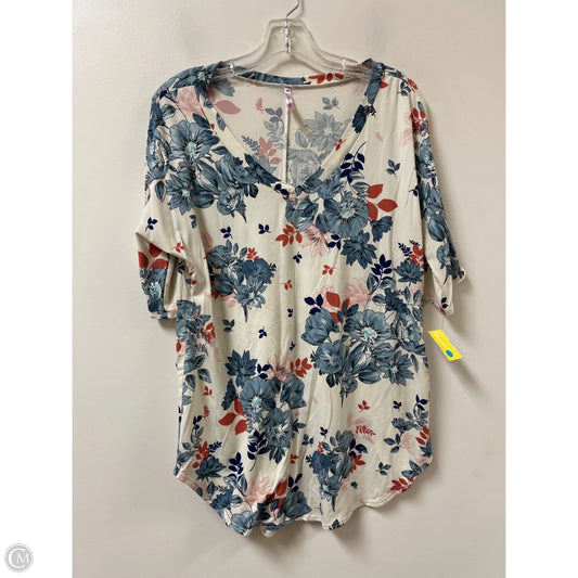 Top Long Sleeve By Cool Melon In Multi-colored, Size: M