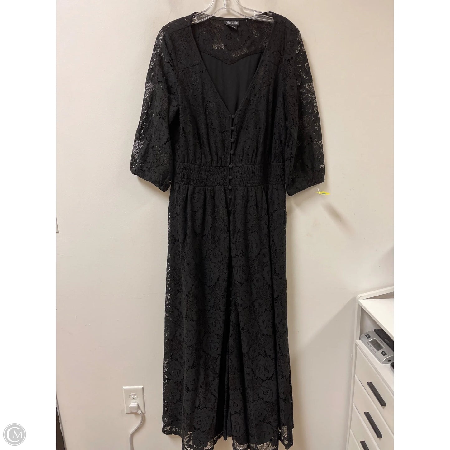 Dress Casual Maxi By City Chic In Black, Size: 1x