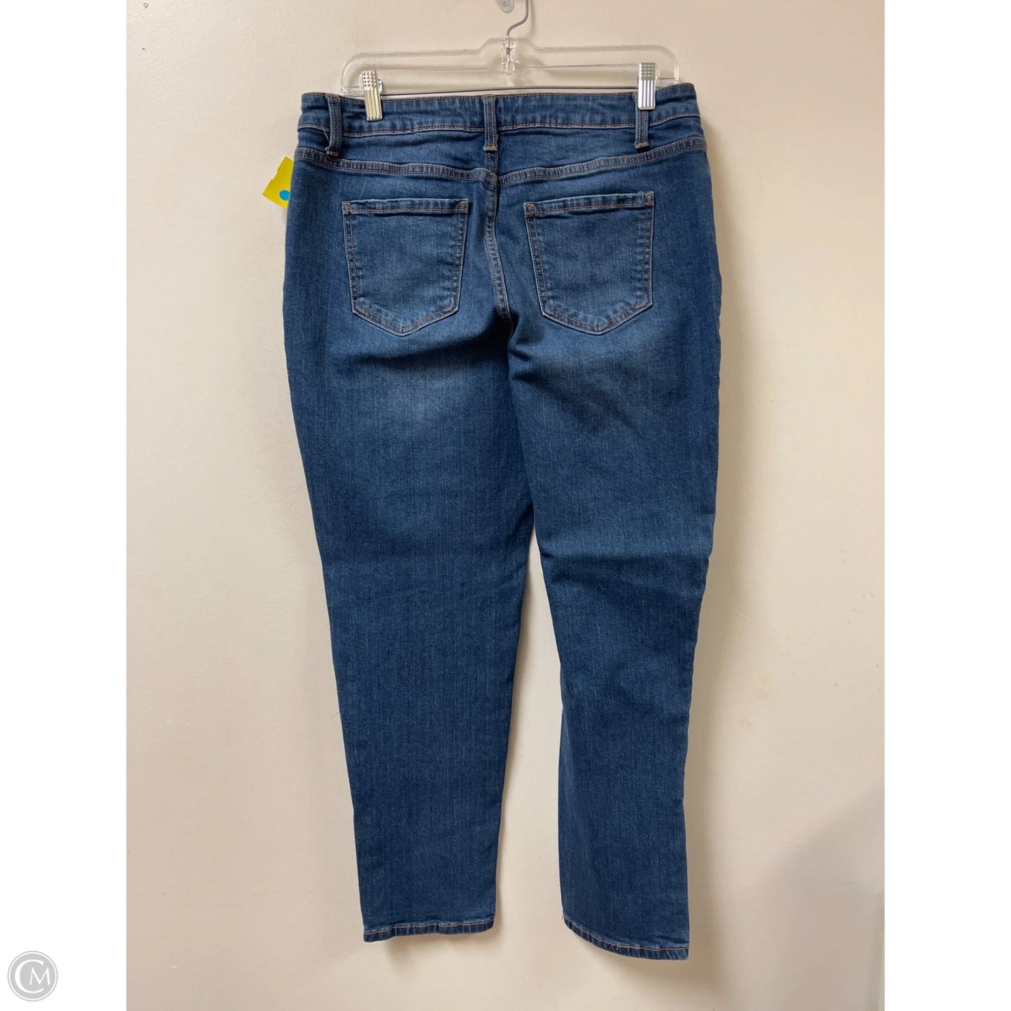 Jeans Skinny By Time And Tru In Blue Denim, Size: 12
