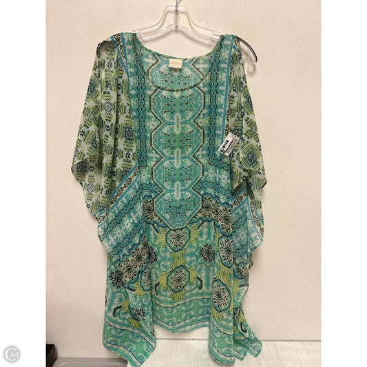 Swimwear Cover-up By Chicos In Green, Size: L