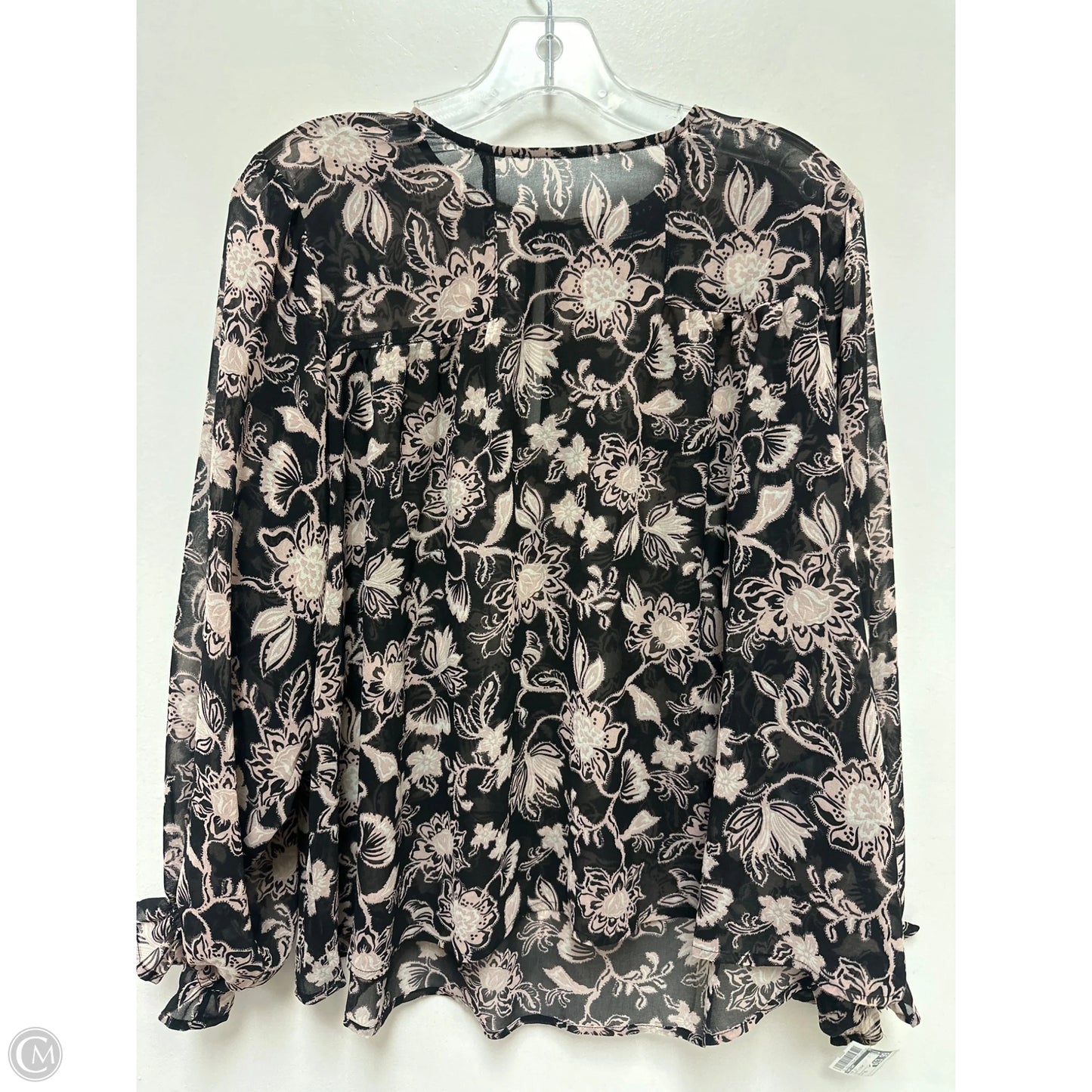 Top Long Sleeve By Sanctuary In Black & Cream, Size: Xs