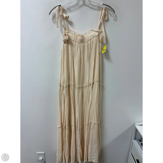 Dress Casual Maxi By Clothes Mentor In Cream, Size: M