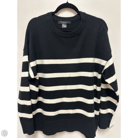 Sweater By French Connection In Black & White, Size: S