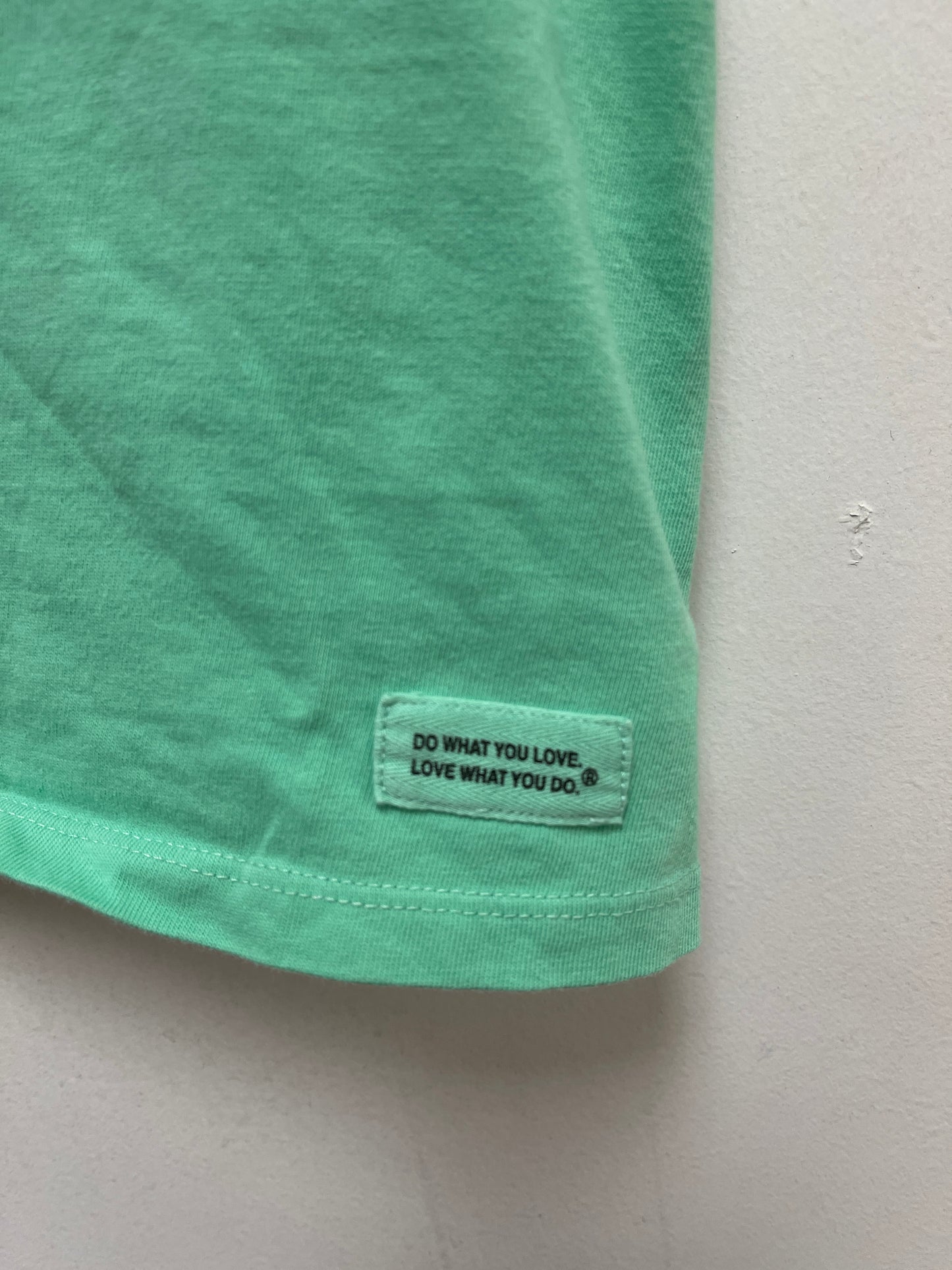 Green Top Short Sleeve Life Is Good, Size M