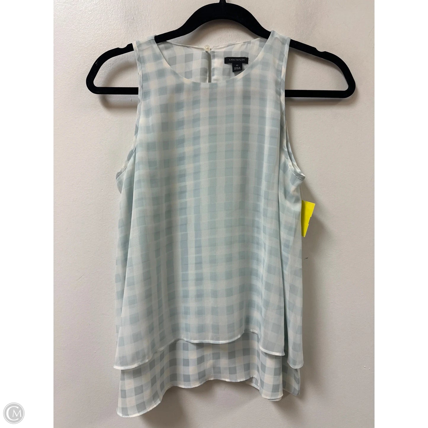 Top Sleeveless By Ann Taylor In Blue, Size: Xs