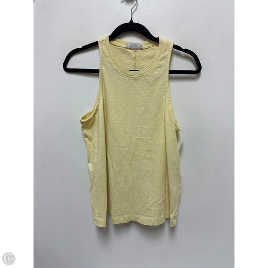 Top Sleeveless By Double Zero In Yellow, Size: M
