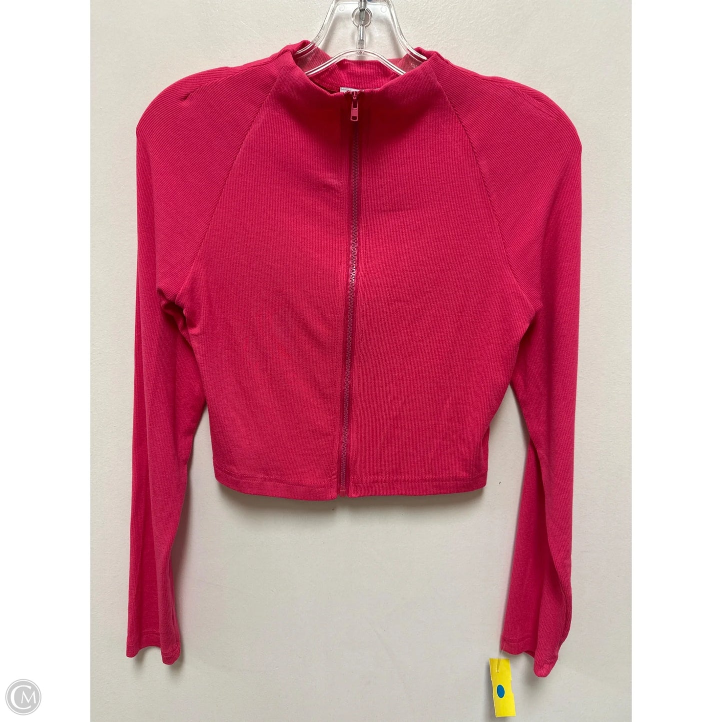 Athletic Jacket By Clothes Mentor In Pink, Size: L
