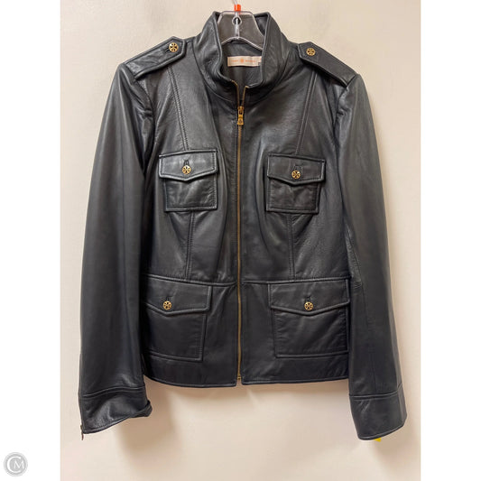 Jacket Designer By Tory Burch In Black, Size: L