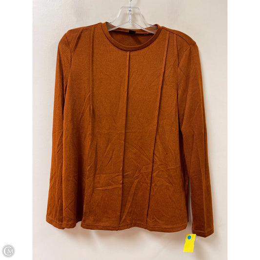 Top Long Sleeve By Shein In Orange, Size: S