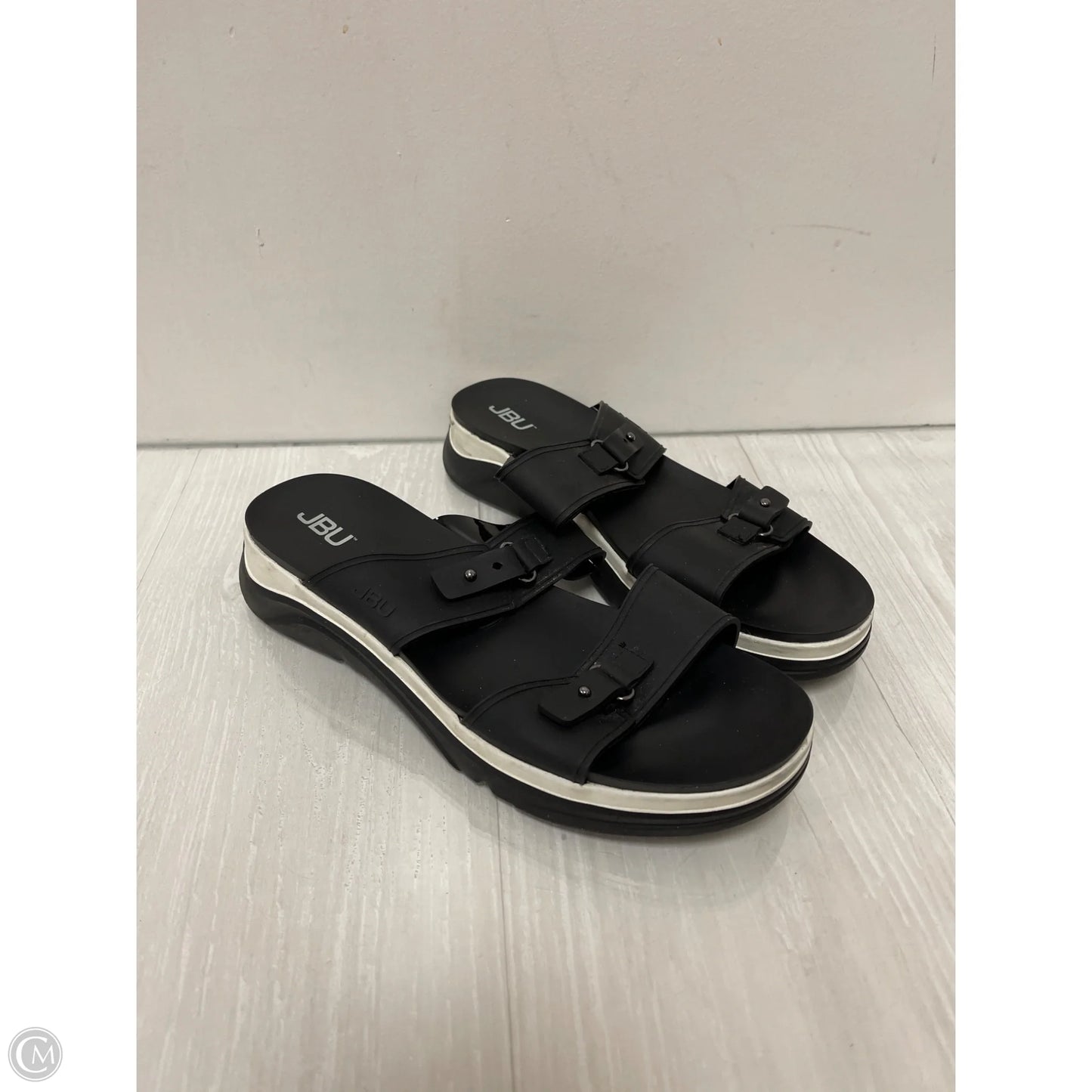 Sandals Flats By Jbu By Jambu In Black, Size: 10