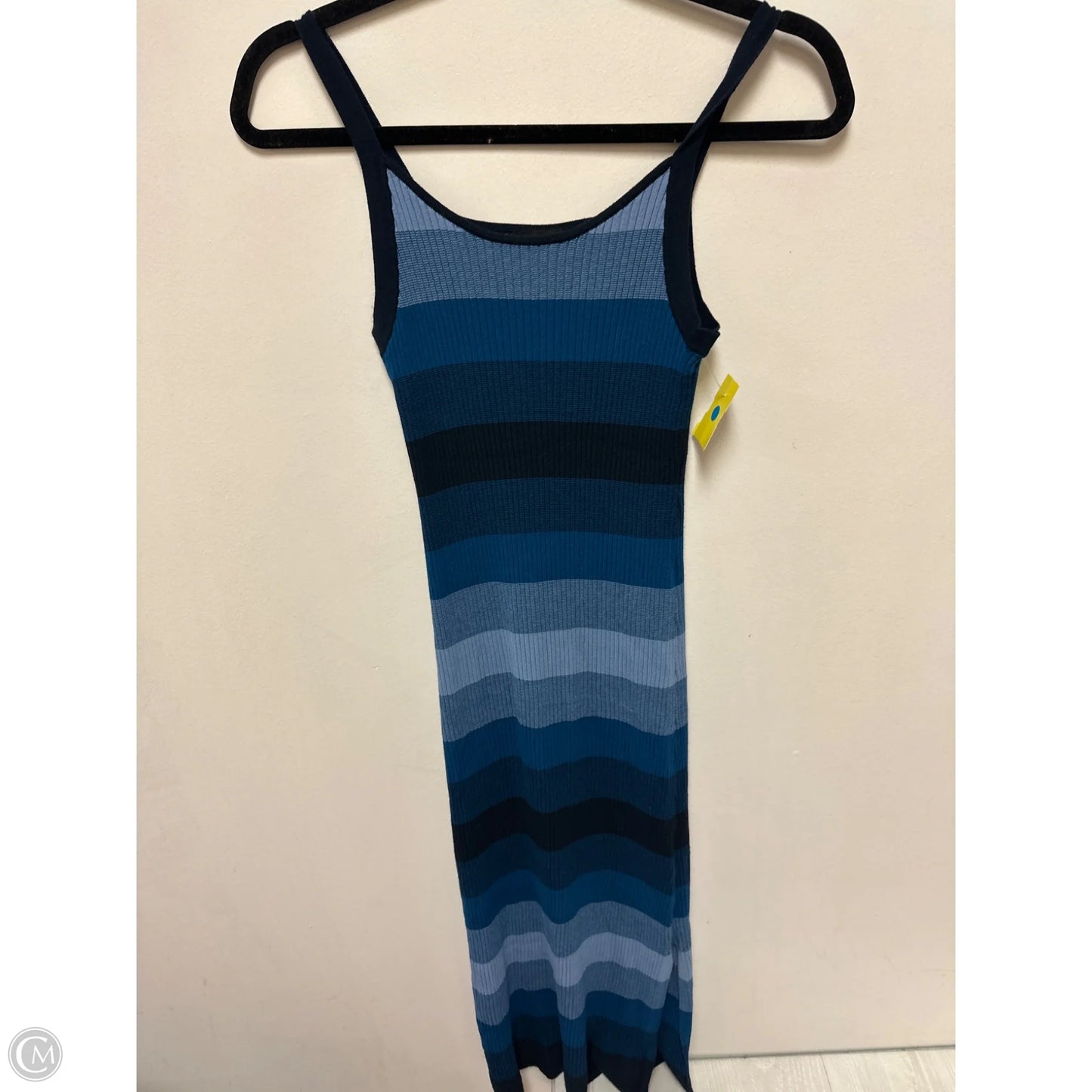 Dress Casual Midi By Banana Republic In Blue, Size: Sp