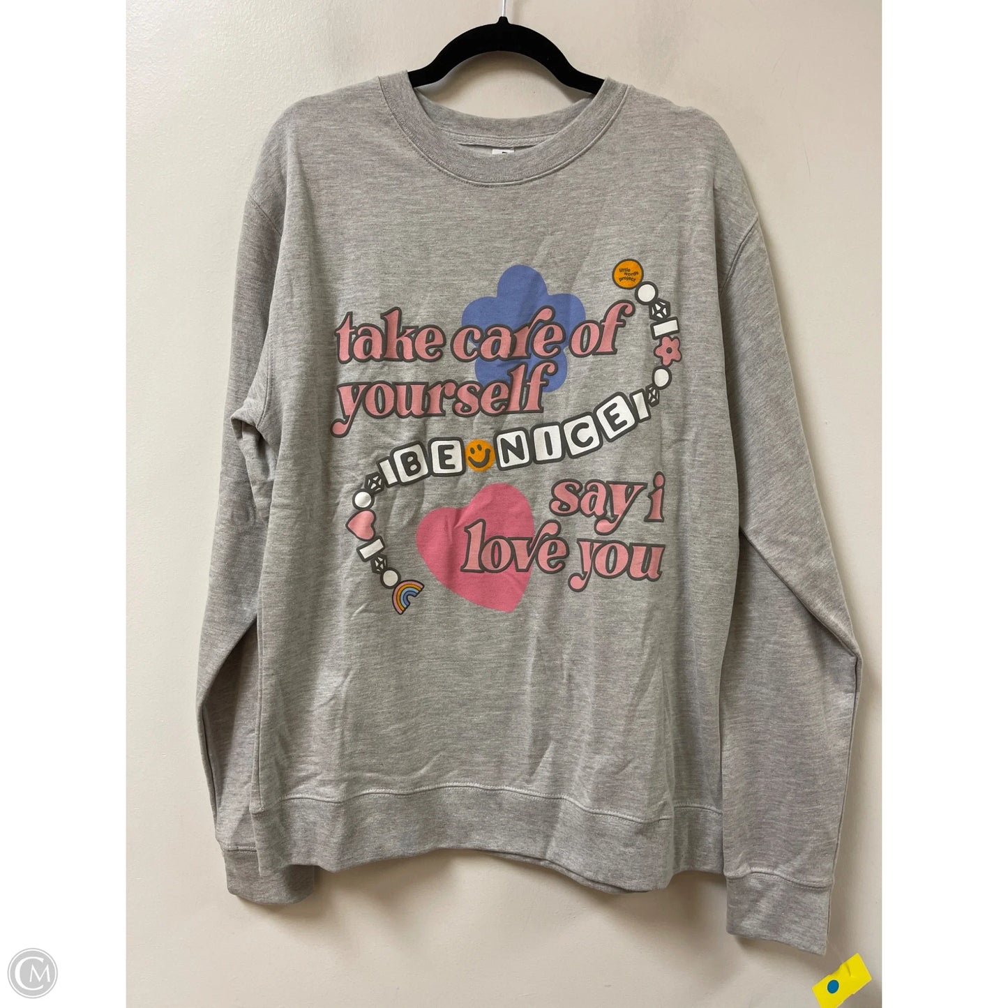 Sweater By Clothes Mentor In Grey, Size: M