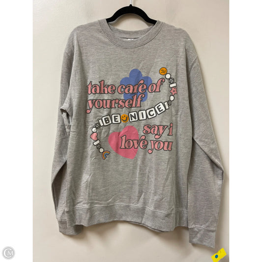 Sweater By Clothes Mentor In Grey, Size: M