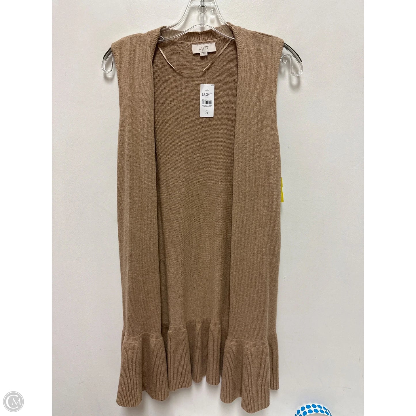 Cardigan By Loft In Cream, Size: S