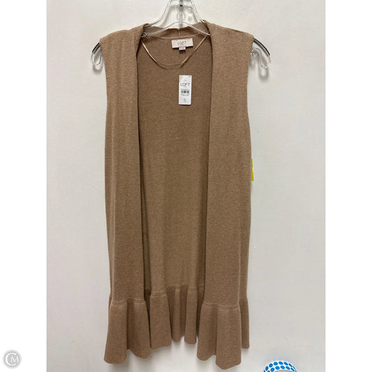 Cardigan By Loft In Cream, Size: S