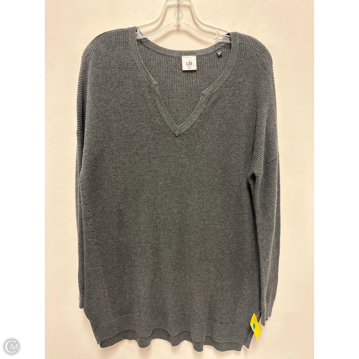 Sweater By Cabi In Grey, Size: Xs