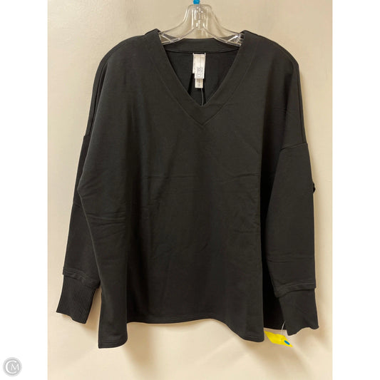 Top Long Sleeve By Clothes Mentor In Black, Size: S
