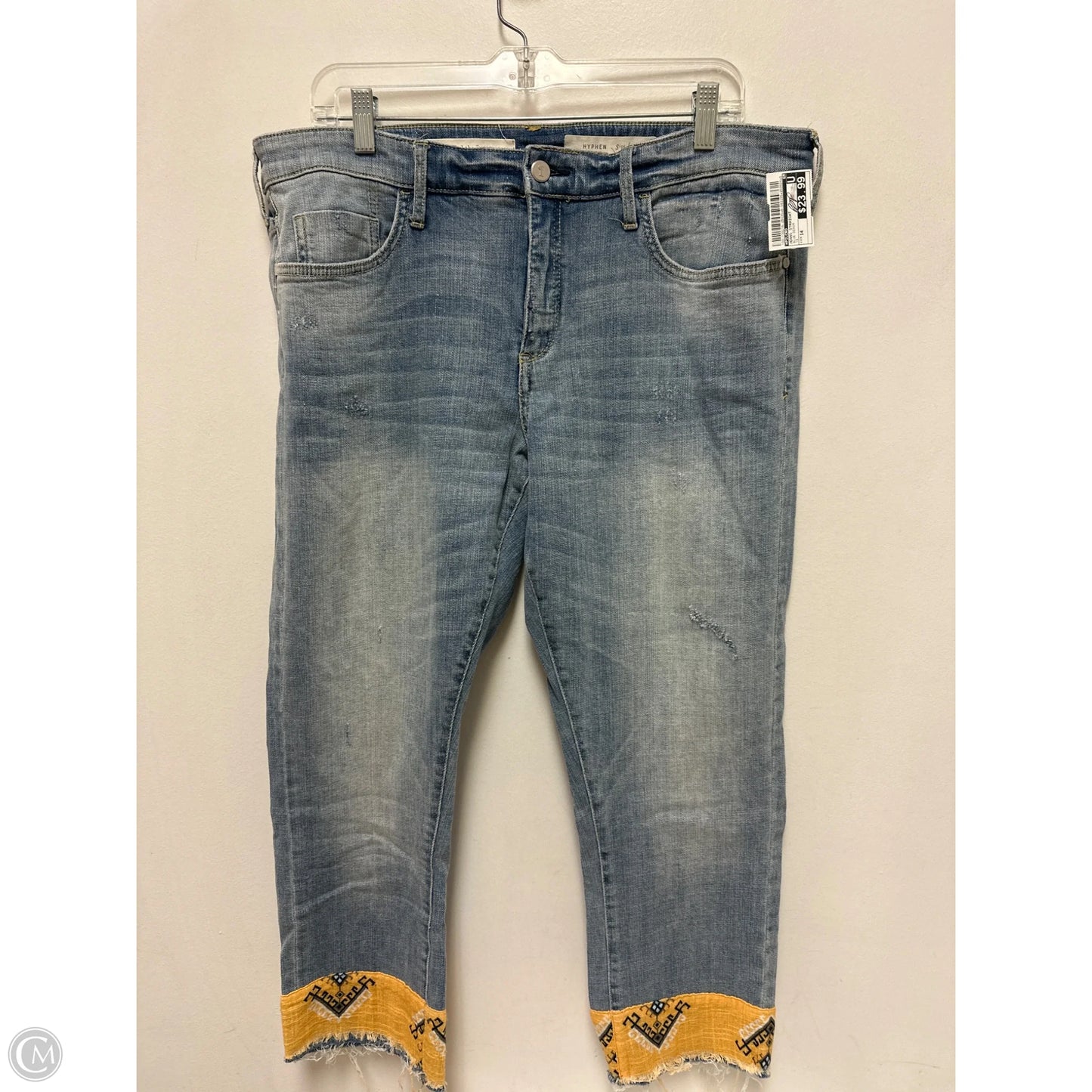 Jeans Straight By Pilcro In Blue Denim, Size: 14