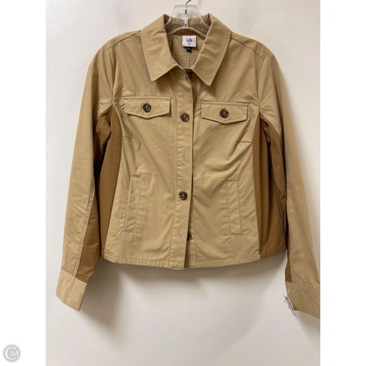Blouse Long Sleeve By Cabi In Brown, Size: Xs