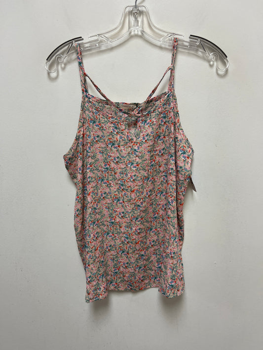 Floral Print Top Sleeveless Twenty Second, Size S