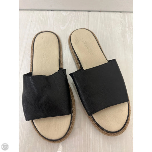 Sandals Flats By Splendid In Black, Size: 7.5