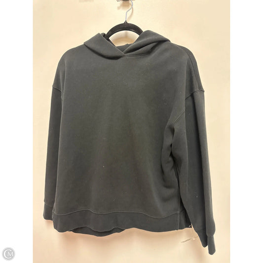 Sweatshirt Hoodie By Uniqlo In Black, Size: S