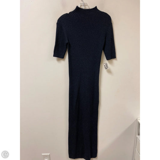 Dress Casual Maxi By Zara In Navy, Size: S