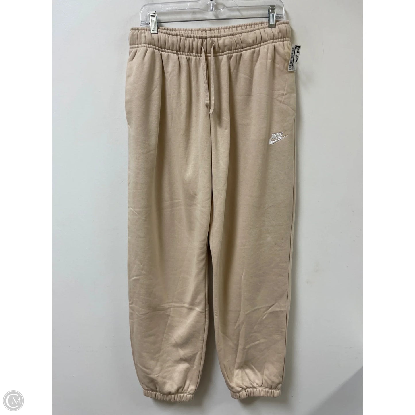 Athletic Pants By Nike In Tan, Size: M