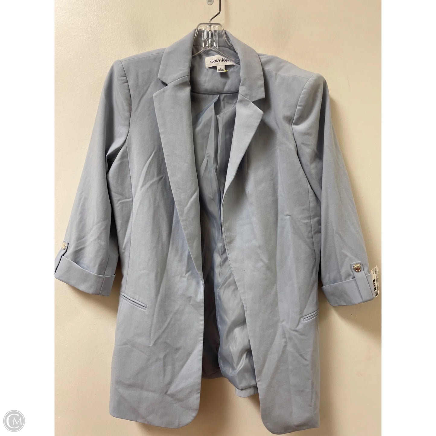 Blazer By Calvin Klein In Blue, Size: M