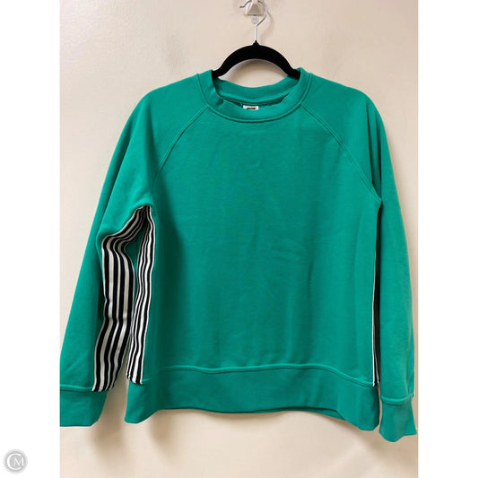 Athletic Sweatshirt Crewneck By Avia In Green, Size: M