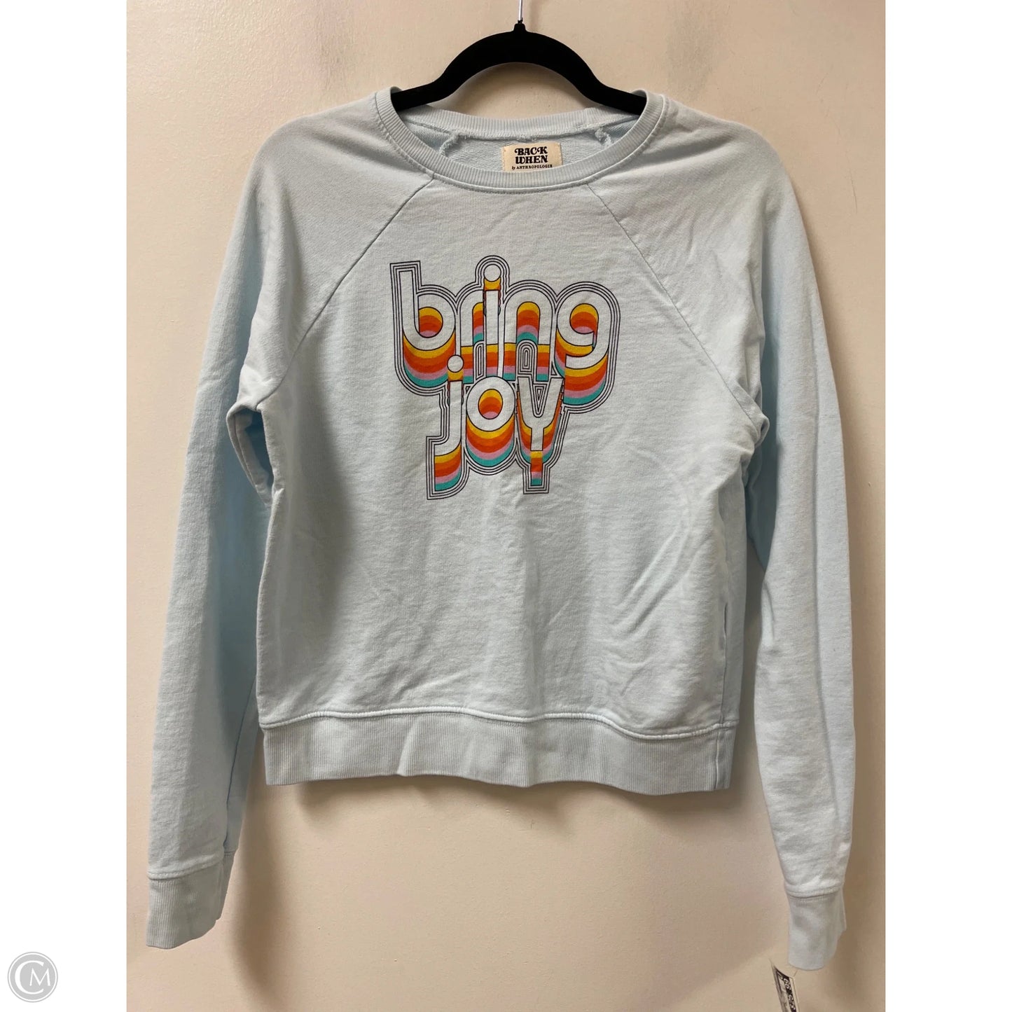 Sweatshirt Crewneck By Anthropologie In Blue, Size: Xs