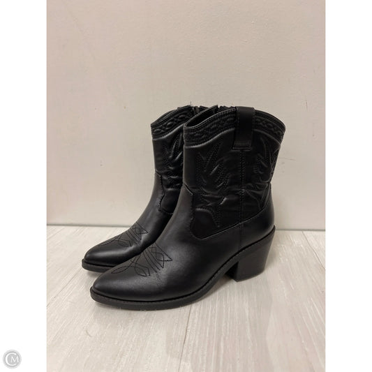 Boots Western By Soda In Black, Size: 6.5